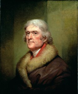 Porträtt av Thomas Jefferson, 1805